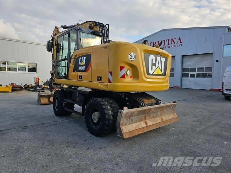 CAT M 318 F ホイール式油圧ショベル（パワーショベル・ユンボ・バックホー）