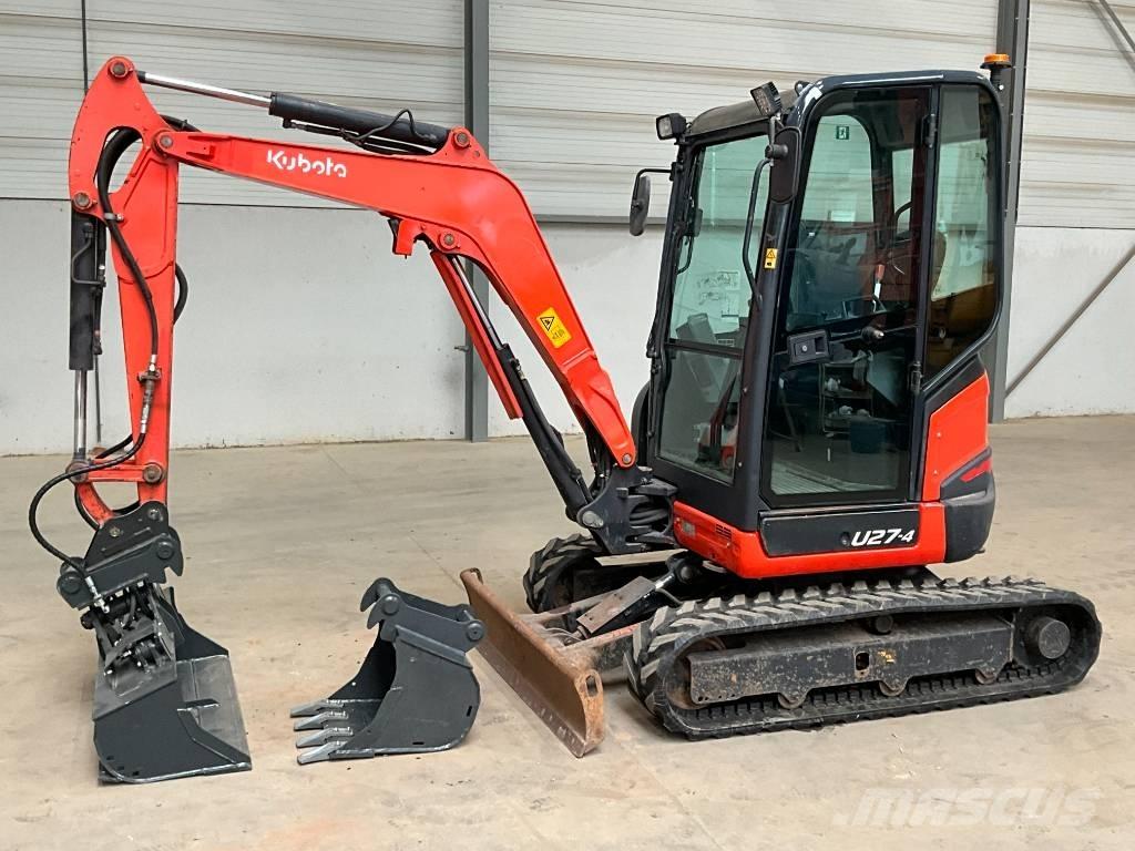 Kubota U 27-4 ミニ油圧ショベル 7t以下（ミニユンボ・ミニディガー）