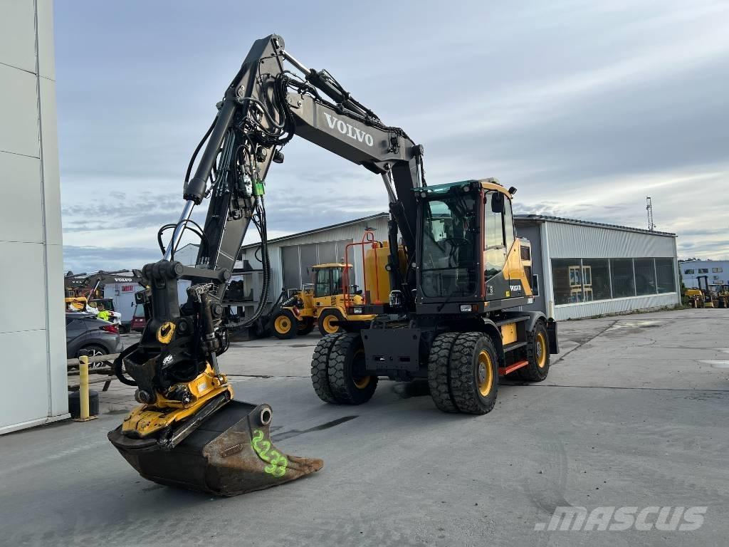 Volvo EWR150E ホイール式油圧ショベル（パワーショベル・ユンボ・バックホー）