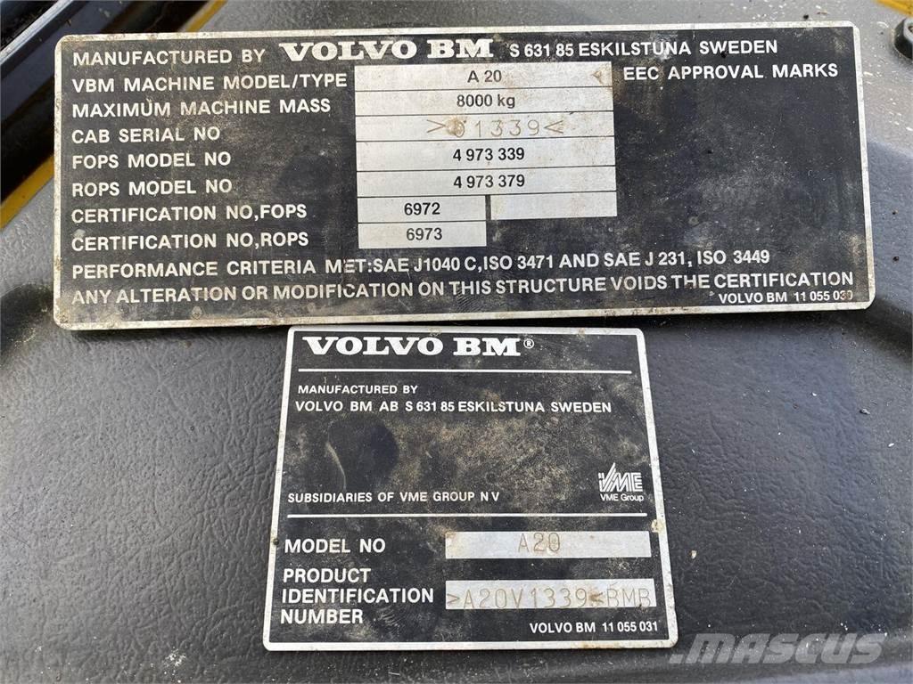 Volvo A20 サイト　ダンプ