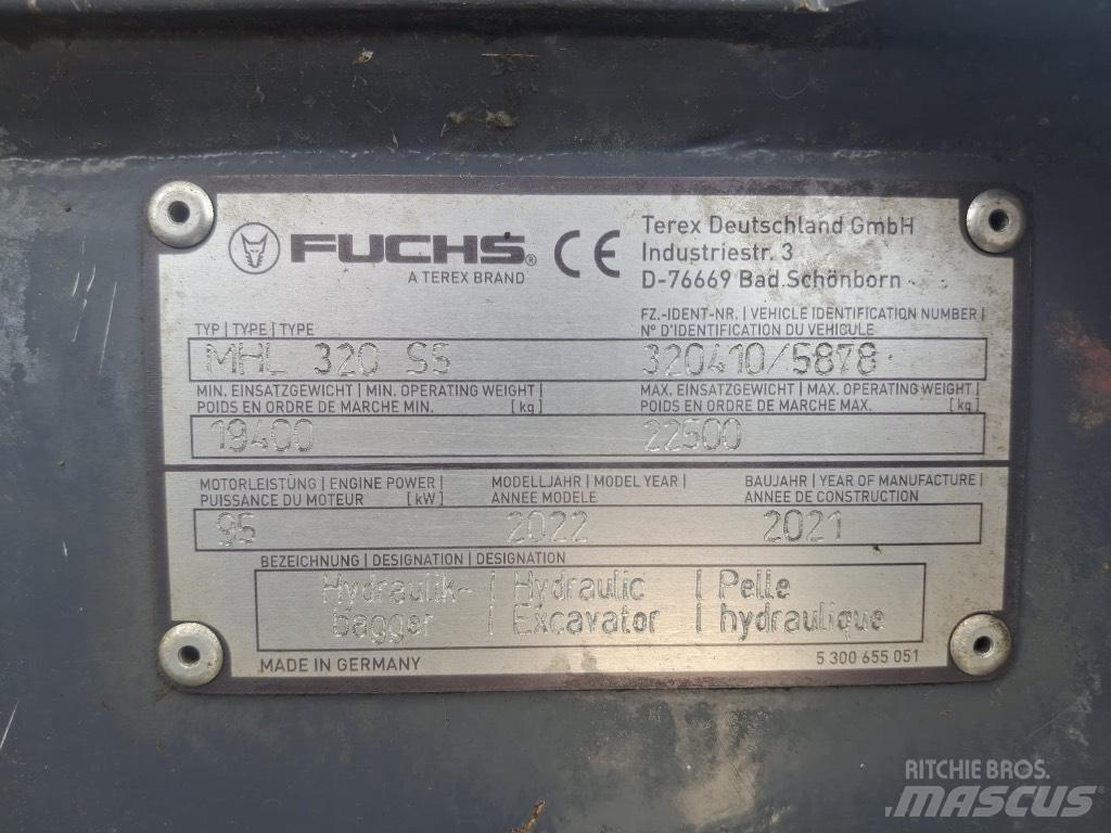 Terex Fuchs MHL320F マテリアルハンドリング-その他