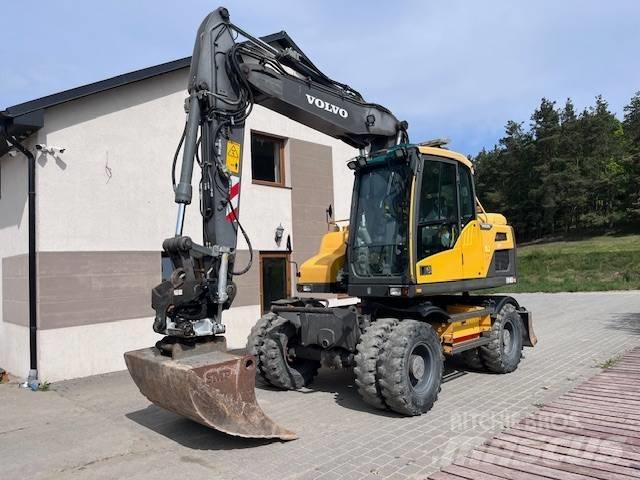 Volvo EW 140 D ホイール式油圧ショベル（パワーショベル・ユンボ・バックホー）