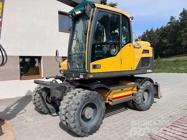 Volvo EW 140 D ホイール式油圧ショベル（パワーショベル・ユンボ・バックホー）