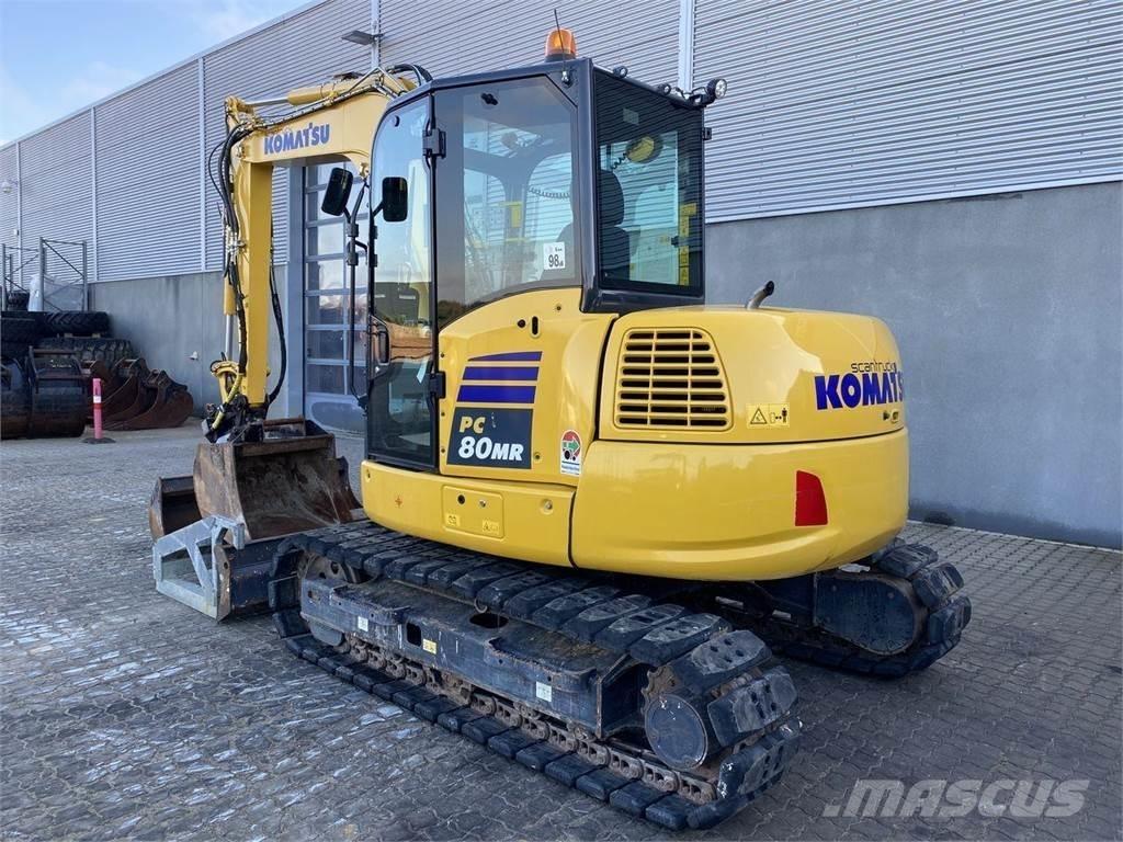 Komatsu PC80MR-5EO ホイール式油圧ショベル（パワーショベル・ユンボ・バックホー）