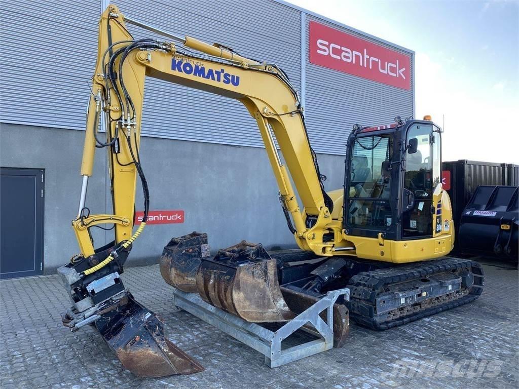 Komatsu PC80MR-5EO ホイール式油圧ショベル（パワーショベル・ユンボ・バックホー）