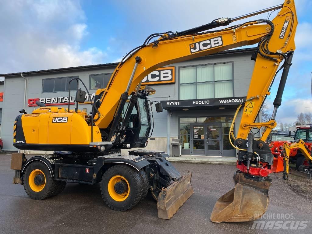 JCB JS 175 W T4i ホイール式油圧ショベル（パワーショベル・ユンボ・バックホー）