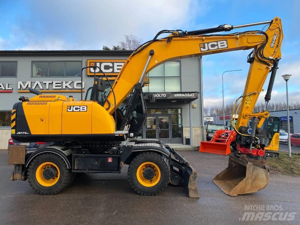 JCB JS 175 W T4i ホイール式油圧ショベル（パワーショベル・ユンボ・バックホー）