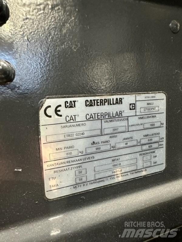CAT EP 16 CPNT バッテリーフォークリフト