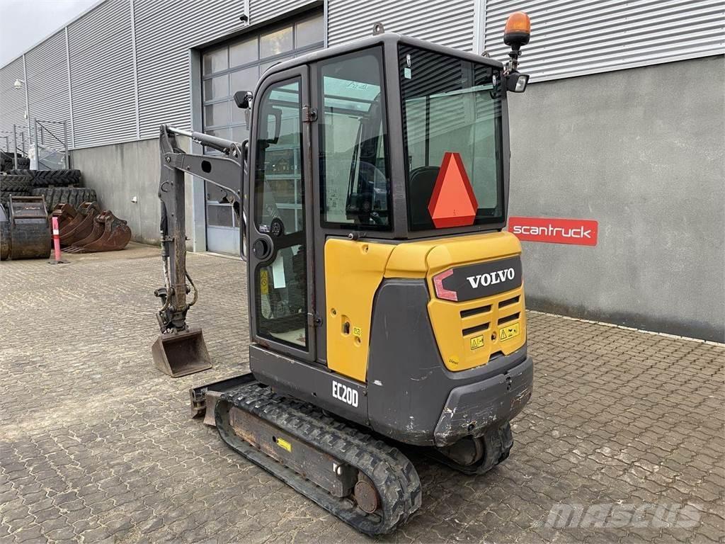 Volvo EC20D ホイール式油圧ショベル（パワーショベル・ユンボ・バックホー）