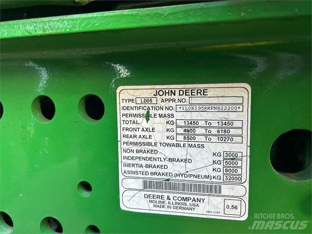 John Deere 6195R トラクター