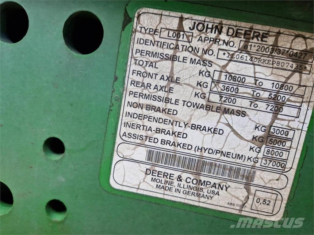 John Deere 6140R トラクター