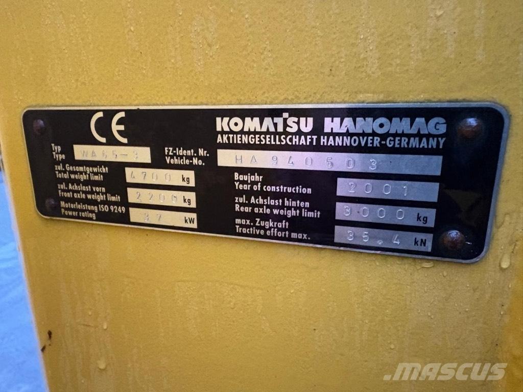 Komatsu WA 65-3 ホイールローダー・タイヤショベル