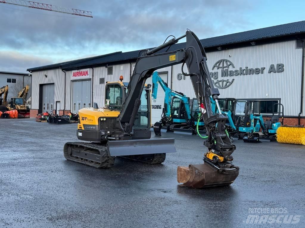 Volvo ECR 88 D 中型油圧ショベル 7ｔ-12ｔ（ユンボ・パワーショベル・バックホー）
