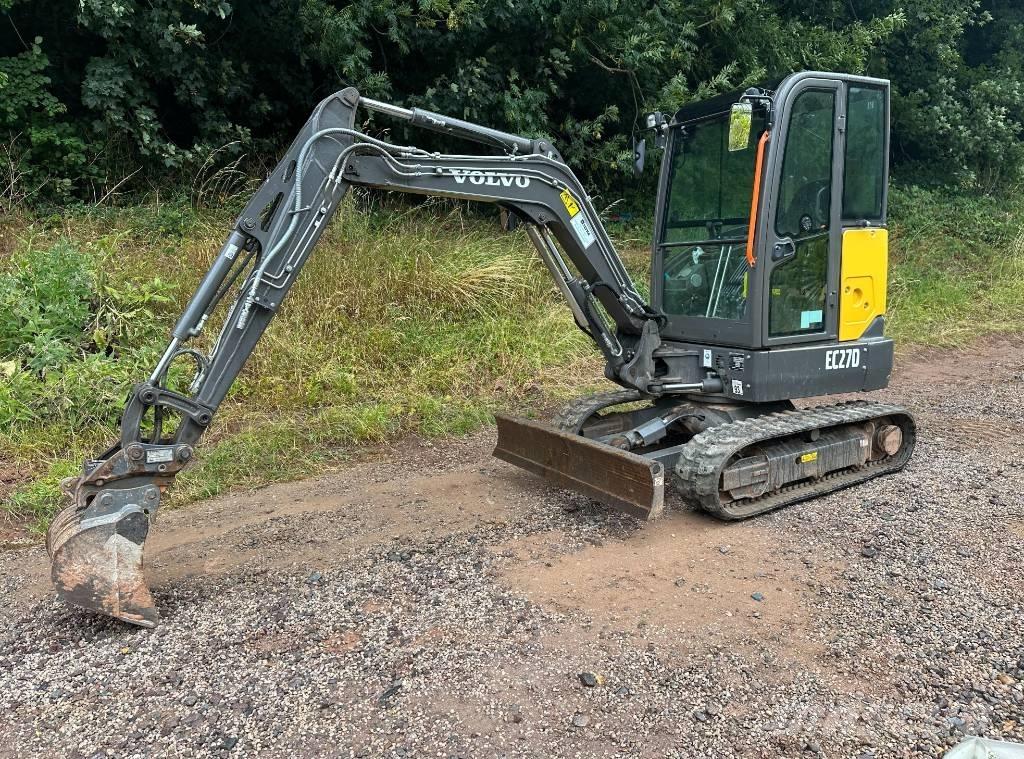Volvo EC 27 D ミニ油圧ショベル 7t以下（ミニユンボ・ミニディガー）