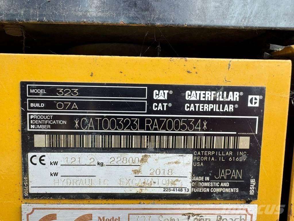 CAT 323 大型油圧ショベル12t以上（パワーショベル・ユンボ）
