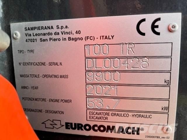 Eurocomach 100TR ミニ油圧ショベル 7t以下（ミニユンボ・ミニディガー）