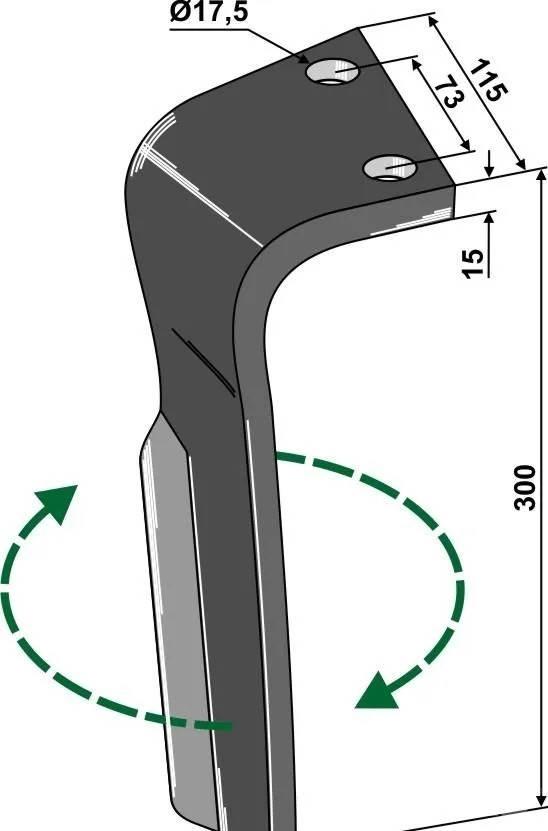Lemken KE tines シャーシ及びサスペンション