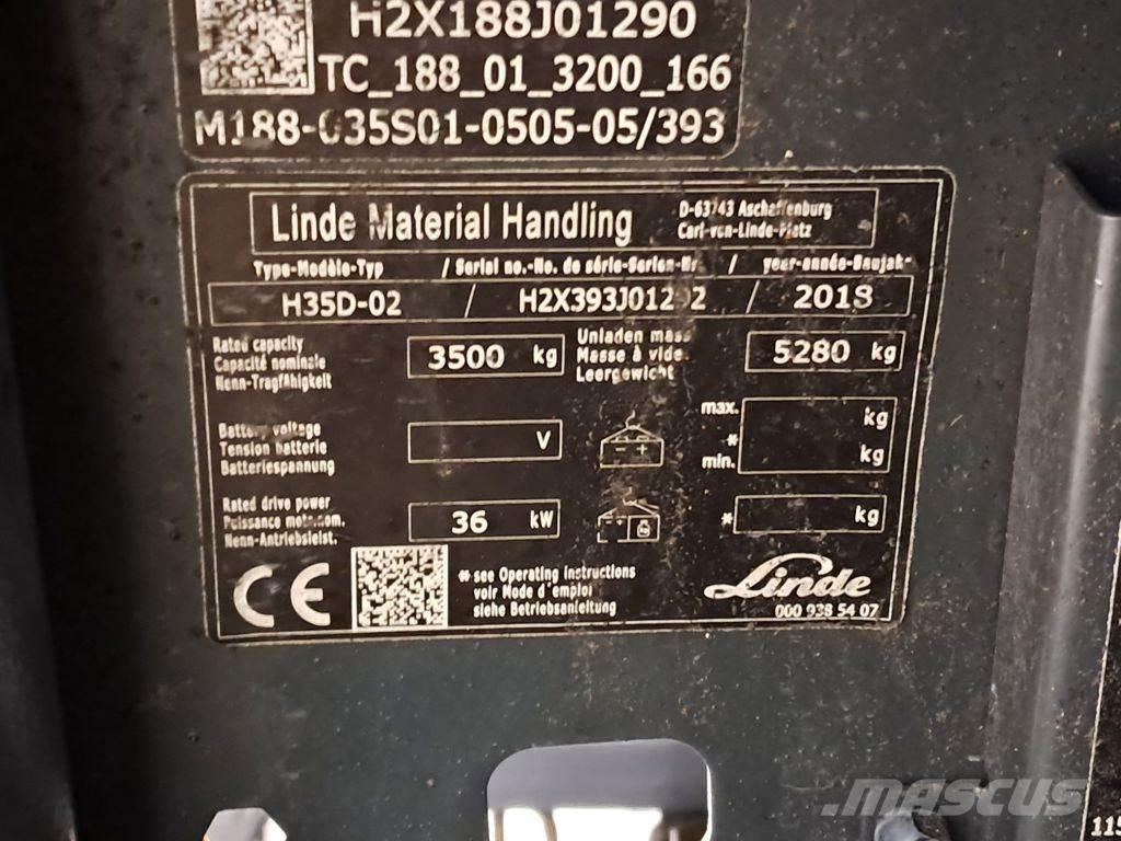 Linde H35D-02 ディーゼル・軽油