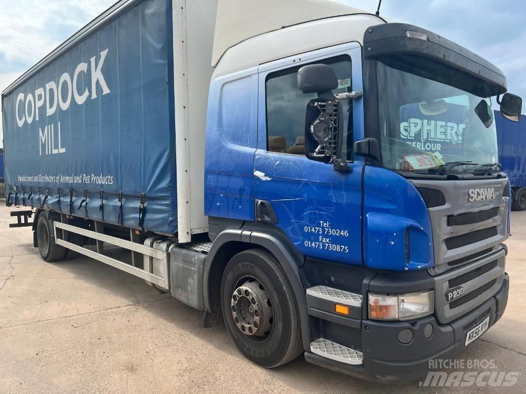 Scania P 230 カーテンサイダートラック