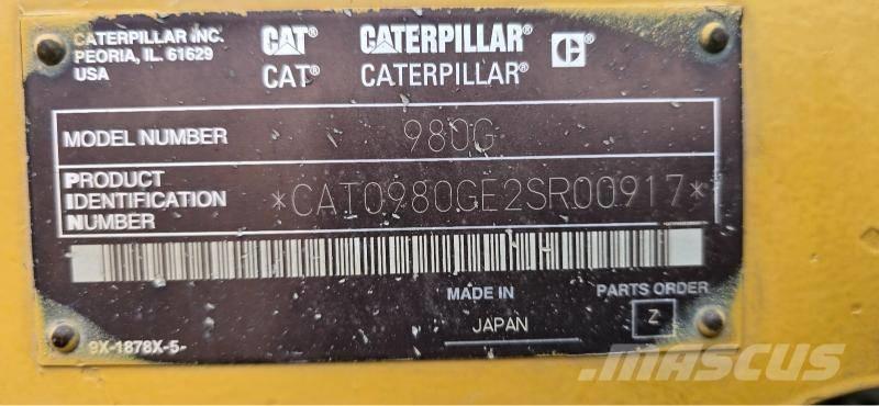 CAT 980G ホイールローダー・タイヤショベル