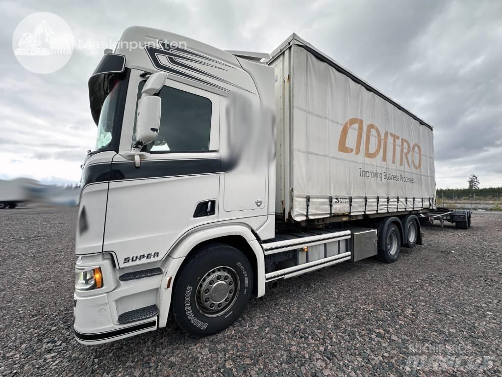 Scania R 580 コンテナ、海コン車