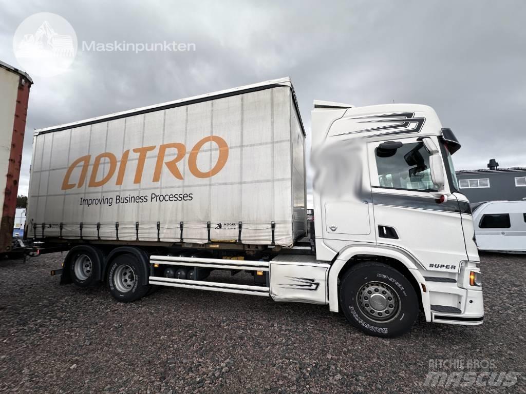 Scania R 580 コンテナ、海コン車