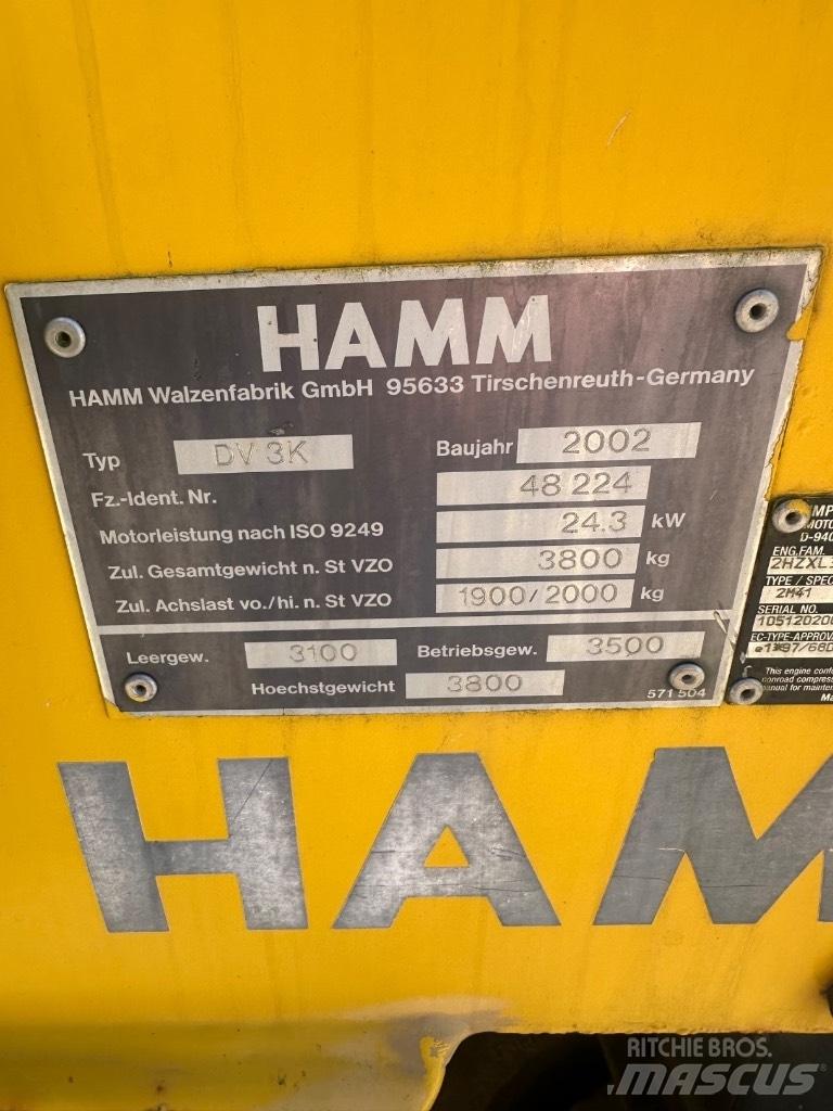 Hamm DW3 tromble その他　ローラ　（マカダムローラ等）
