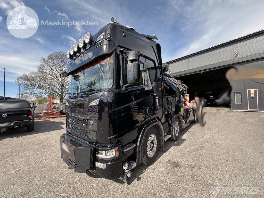 Scania R 500 クレーントラック、ユニック車