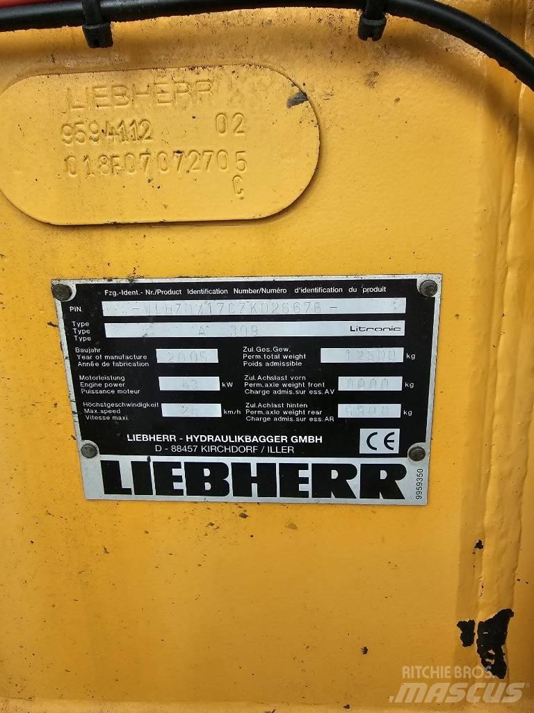 Liebherr A 309 ホイール式油圧ショベル（パワーショベル・ユンボ・バックホー）
