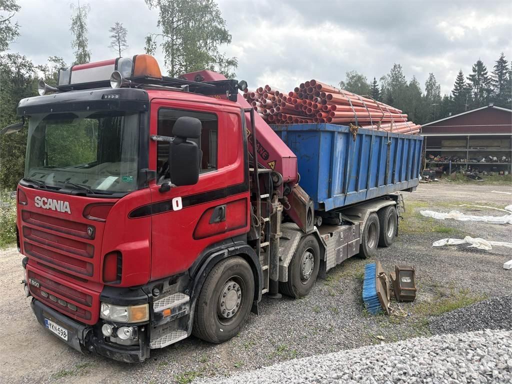 Scania R500 クレーントラック、ユニック車