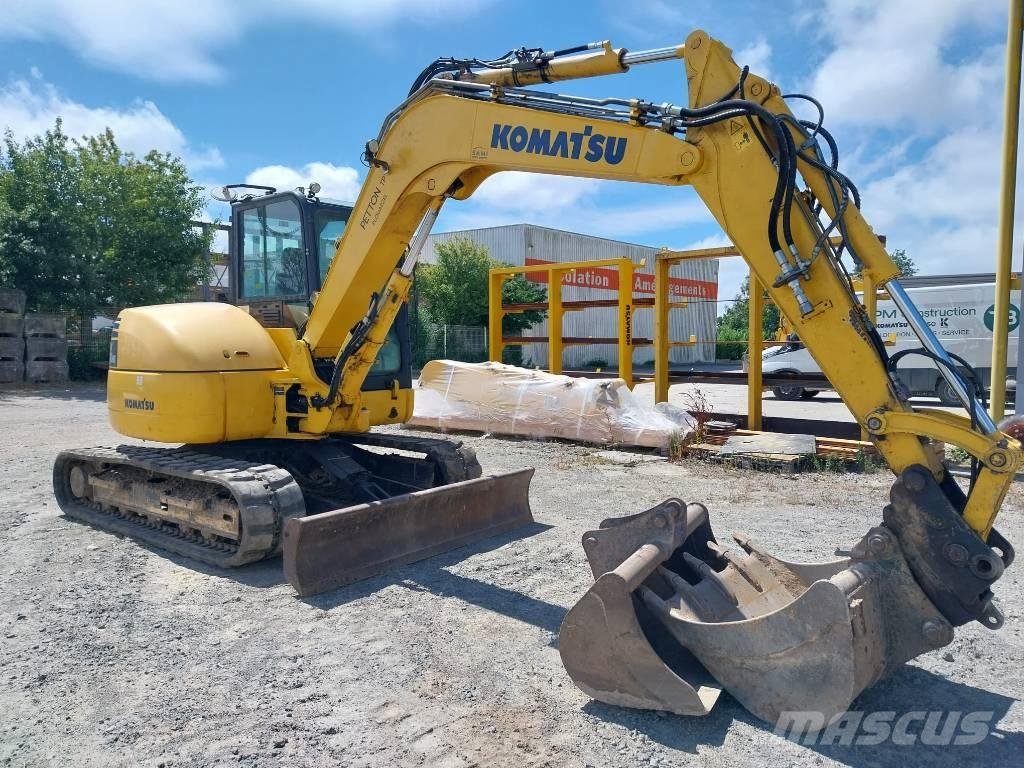 Komatsu PC80MR-5 中型油圧ショベル 7ｔ-12ｔ（ユンボ・パワーショベル・バックホー）