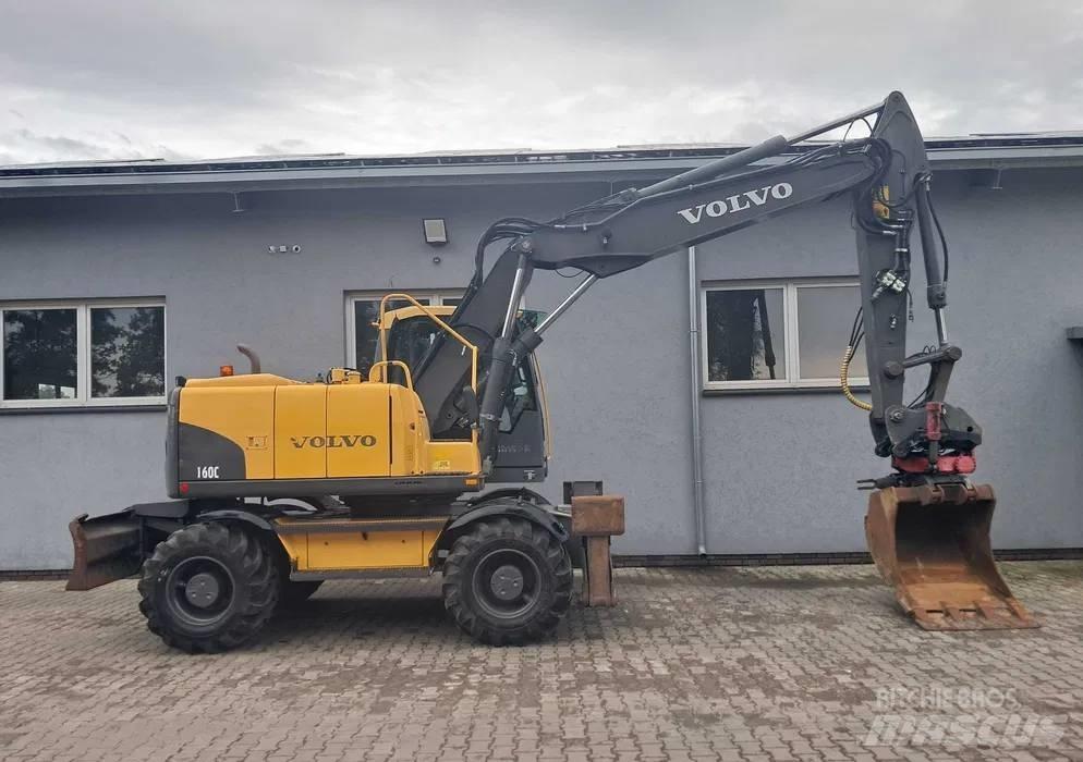 Volvo EW 160 C ホイール式油圧ショベル（パワーショベル・ユンボ・バックホー）