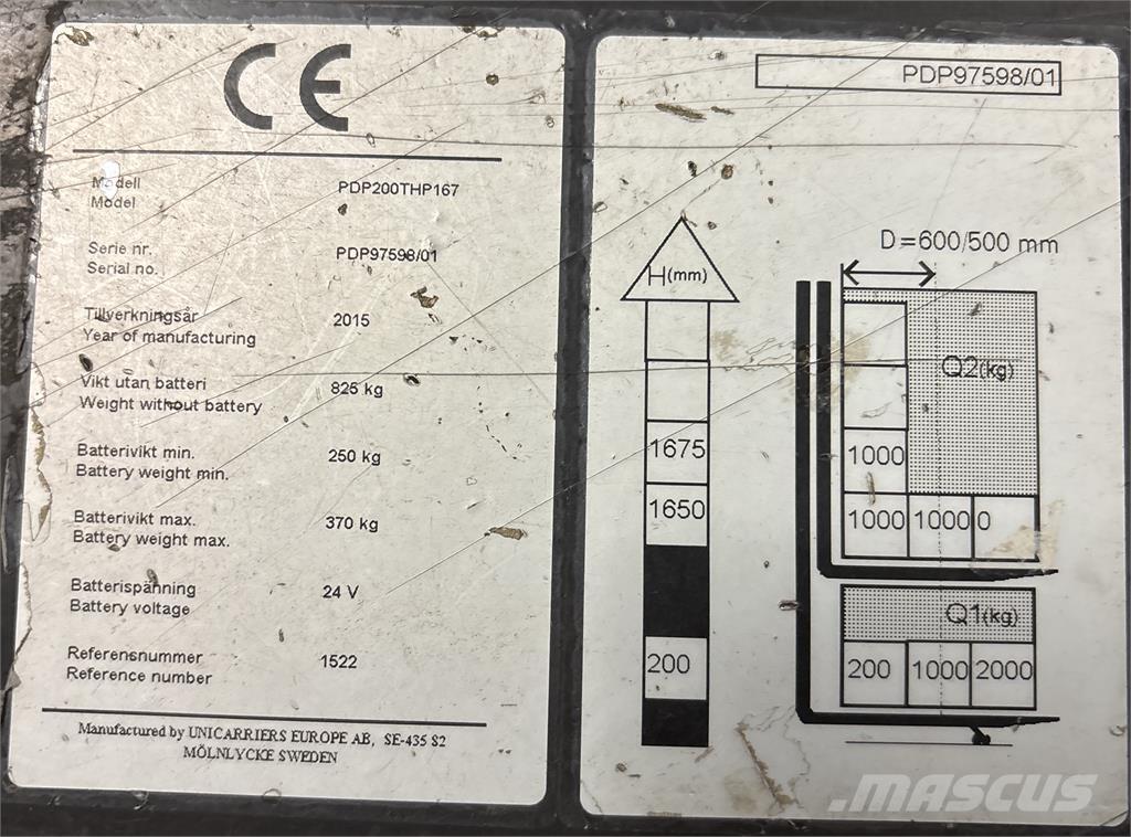 Atlet PDP200 自走式スタッカー
