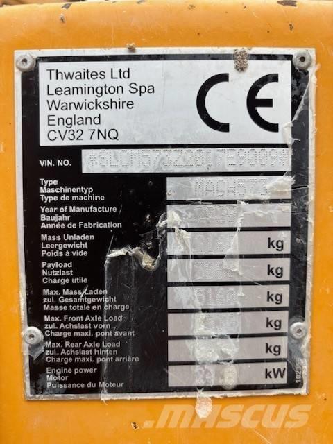 Thwaites MACH 573 サイト　ダンプ