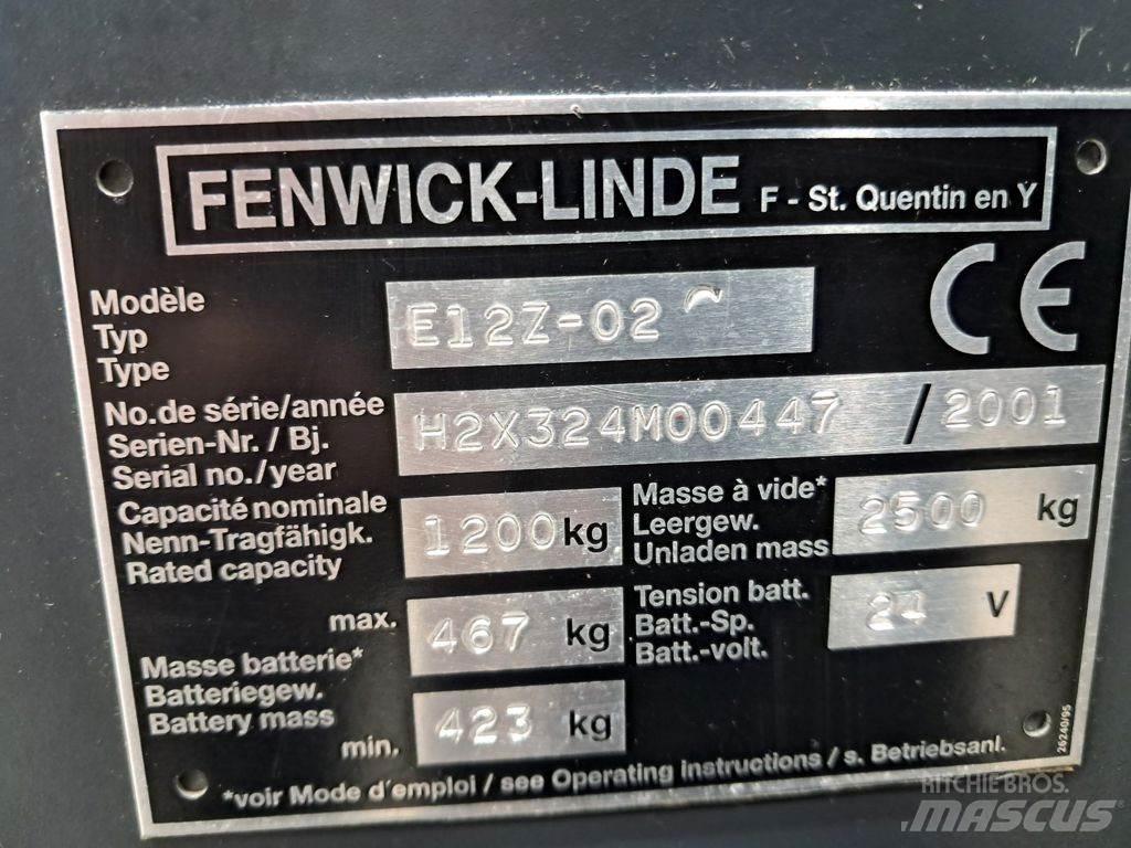 Linde E12Z-02 バッテリーフォークリフト