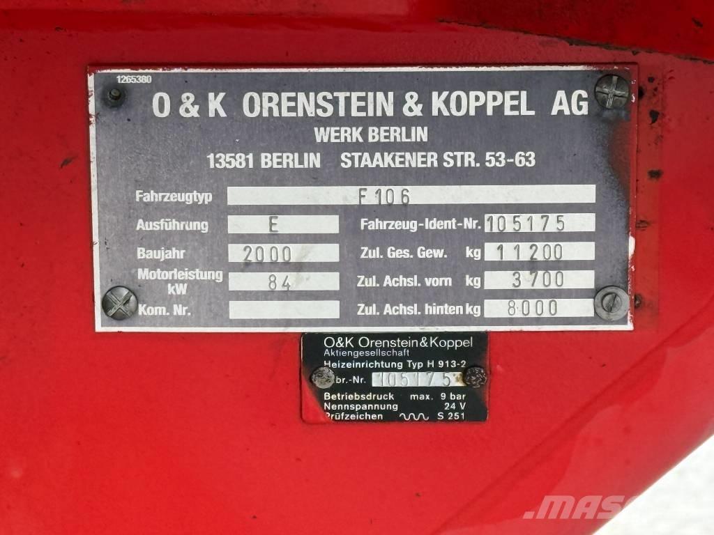 O&K F 106 モーターグレーダー