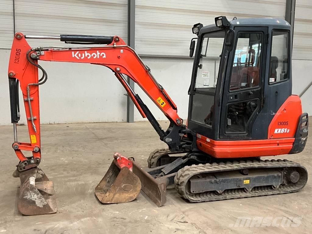 Kubota KX 61-3 ミニ油圧ショベル 7t以下（ミニユンボ・ミニディガー）