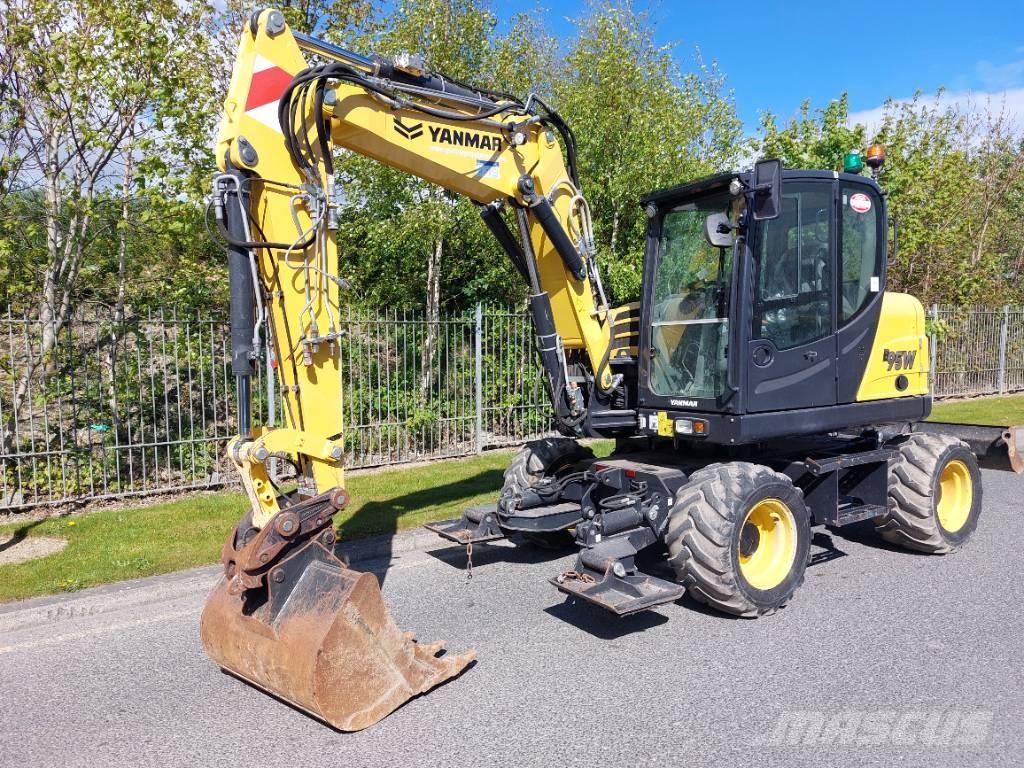 Yanmar B95W ホイール式油圧ショベル（パワーショベル・ユンボ・バックホー）