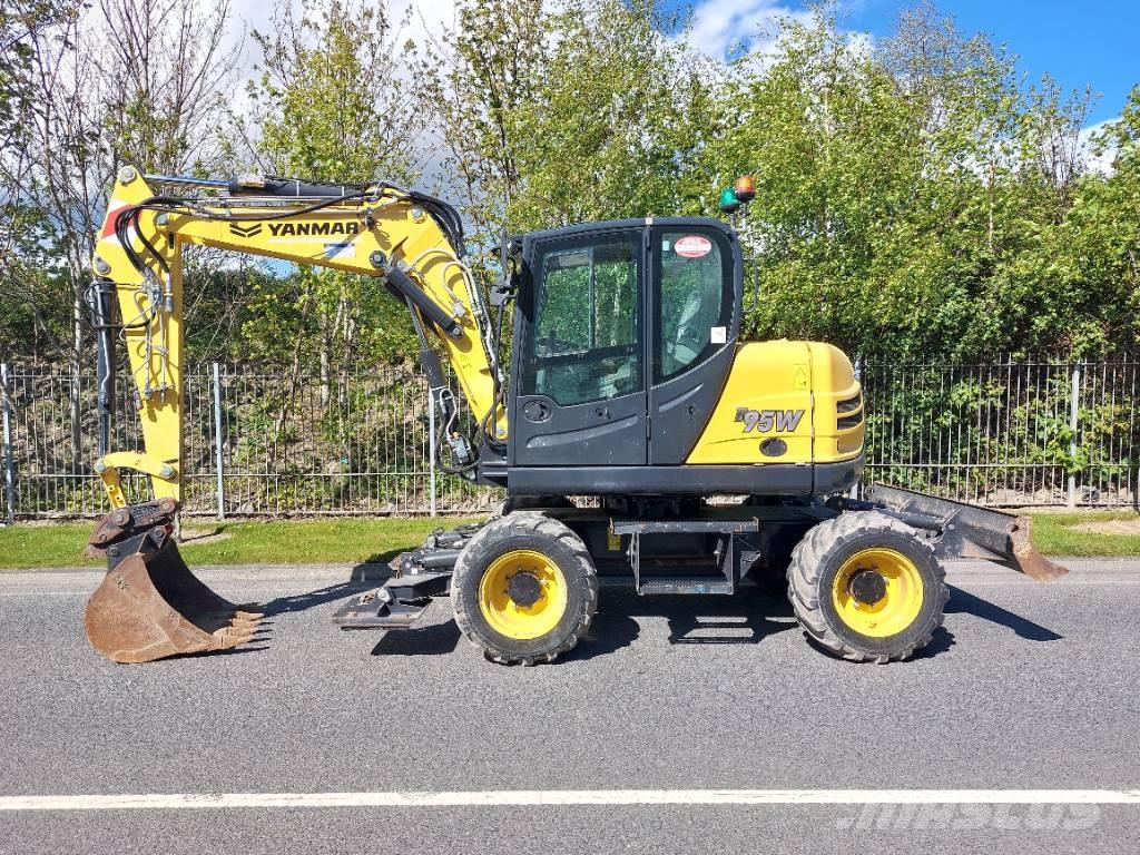 Yanmar B95W ホイール式油圧ショベル（パワーショベル・ユンボ・バックホー）