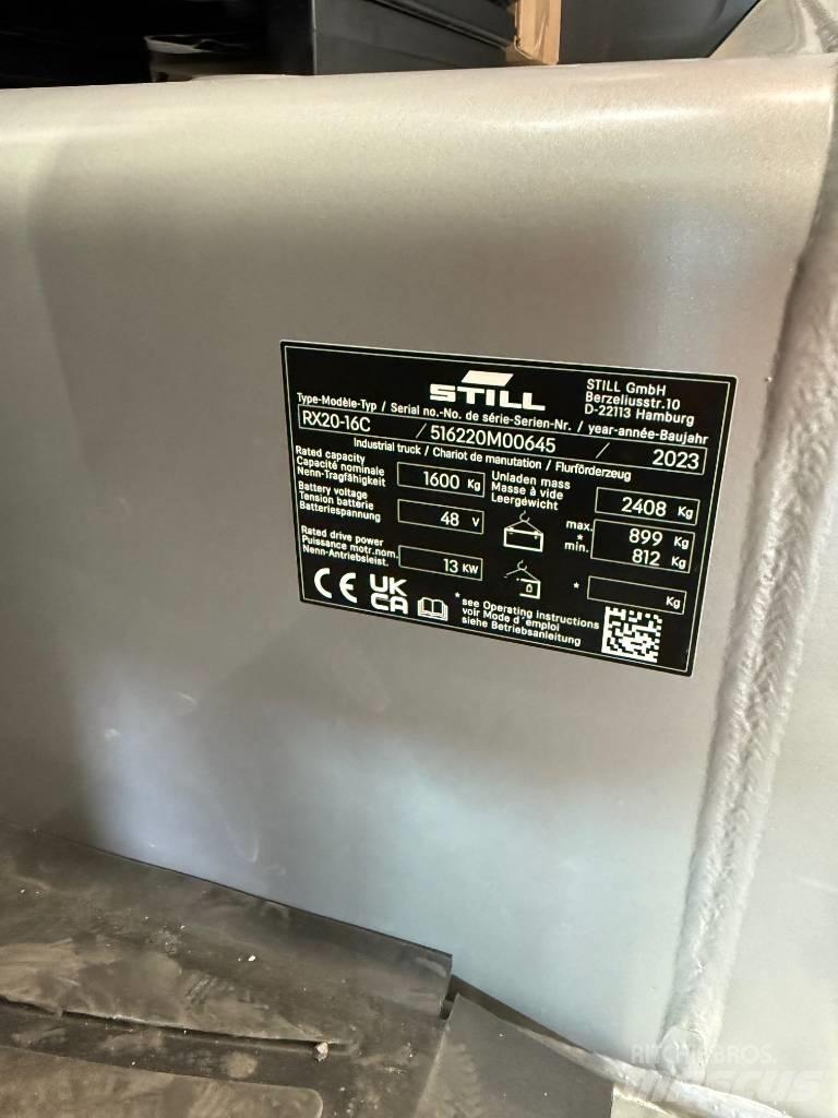 Still RX 20-16 バッテリーフォークリフト