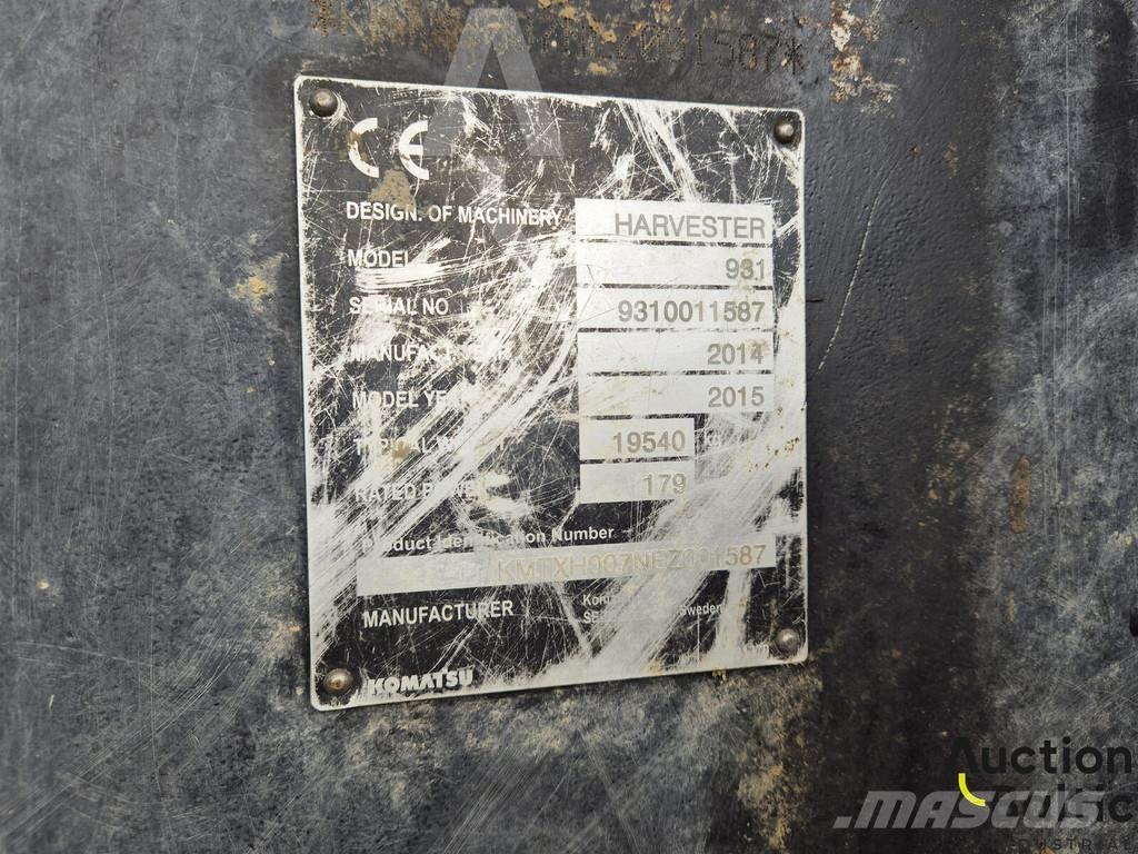 Komatsu 931.1 ハーベスター