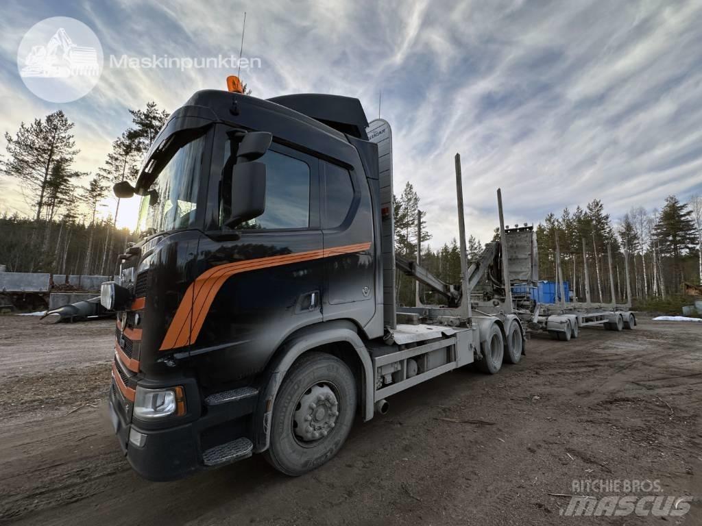 Scania R 650 Ekipage 木材トラック