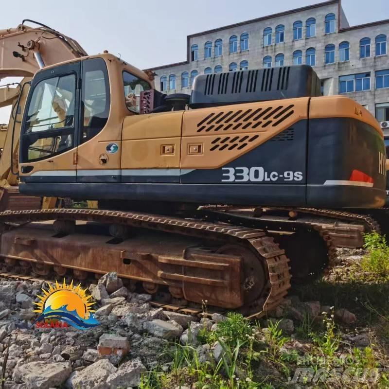 Hyundai 330lc-9s 中型油圧ショベル 7ｔ-12ｔ（ユンボ・パワーショベル・バックホー）