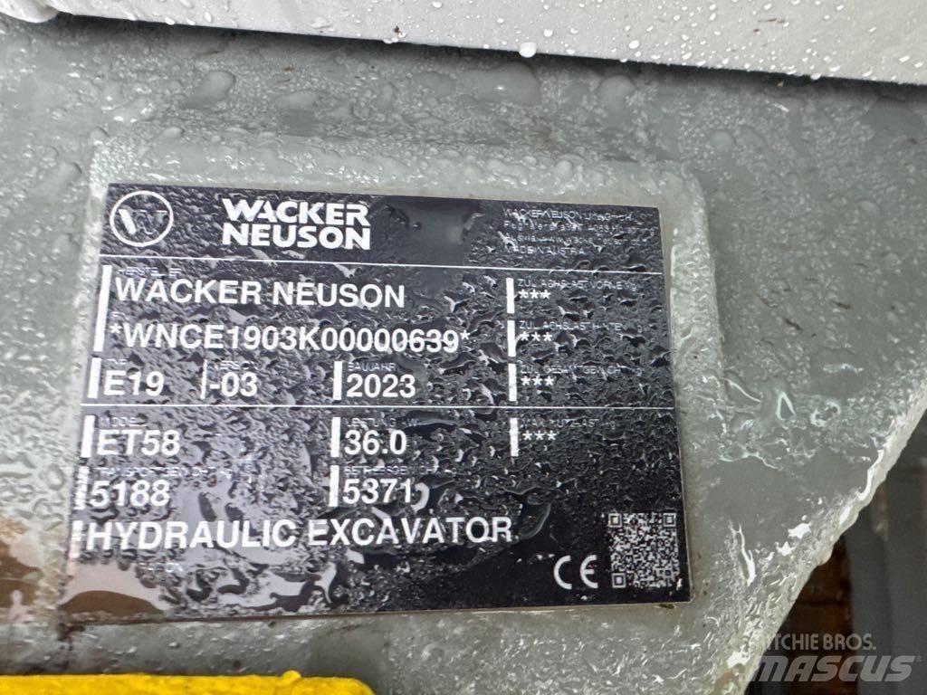 Wacker Neuson ET58 大型油圧ショベル12t以上（パワーショベル・ユンボ）