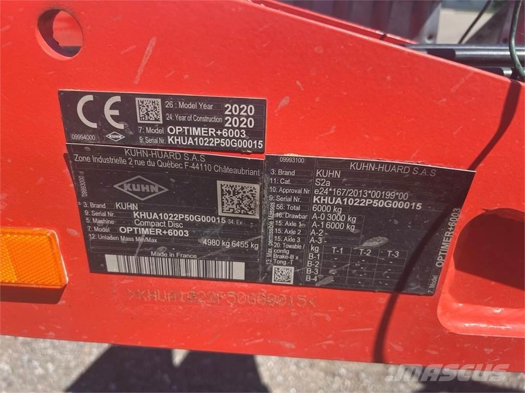 Kuhn Optimer + 6003 農業機械 -　その他
