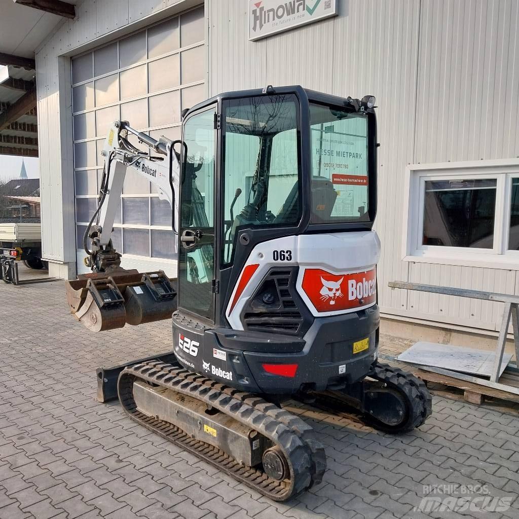 Bobcat E 26 Kabine ミニ油圧ショベル 7t以下（ミニユンボ・ミニディガー）