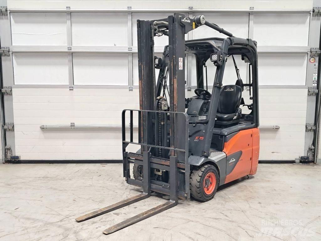 Linde E15-02 バッテリーフォークリフト