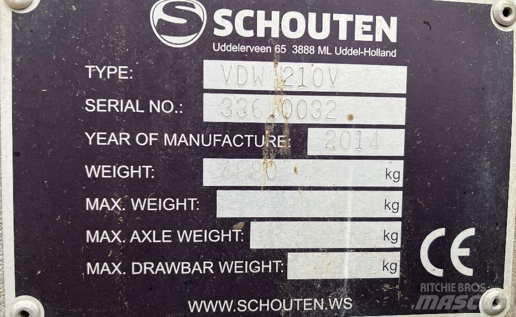 Schouten VDW 210 V その他畜産機材とアクセサリー・アタッチメント