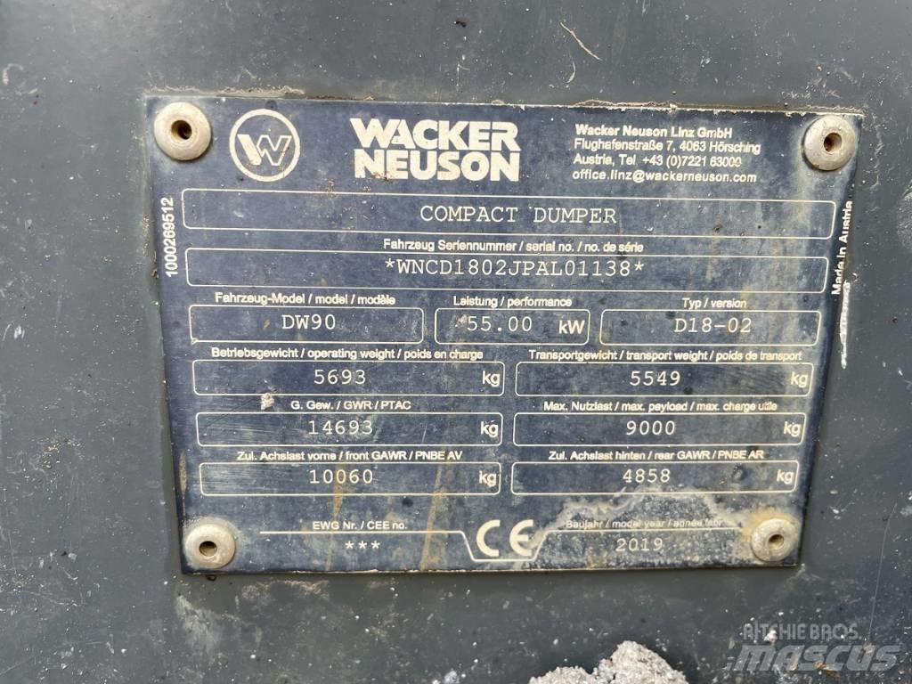Wacker Neuson DW 90 サイト　ダンプ