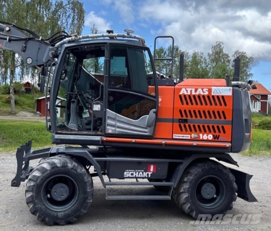 Atlas 160 W ホイール式油圧ショベル（パワーショベル・ユンボ・バックホー）
